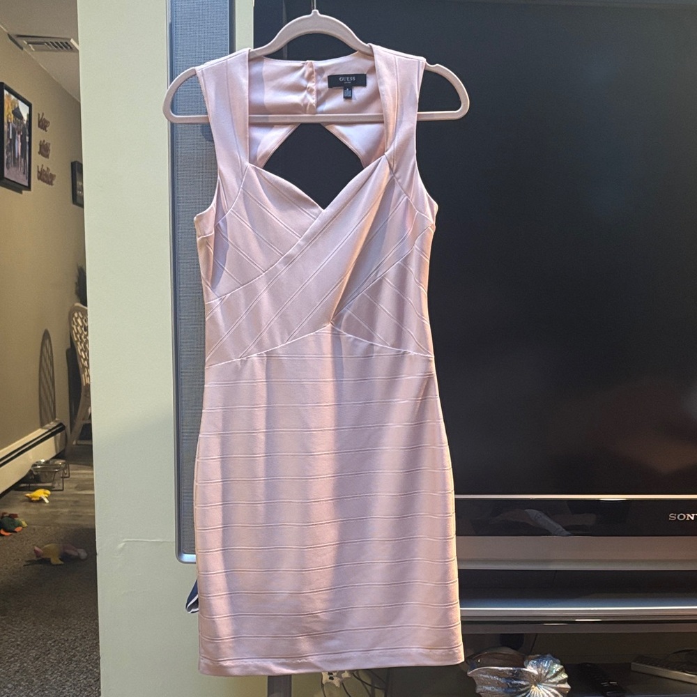 Guess Light Pink Dress Sz 8 EUC